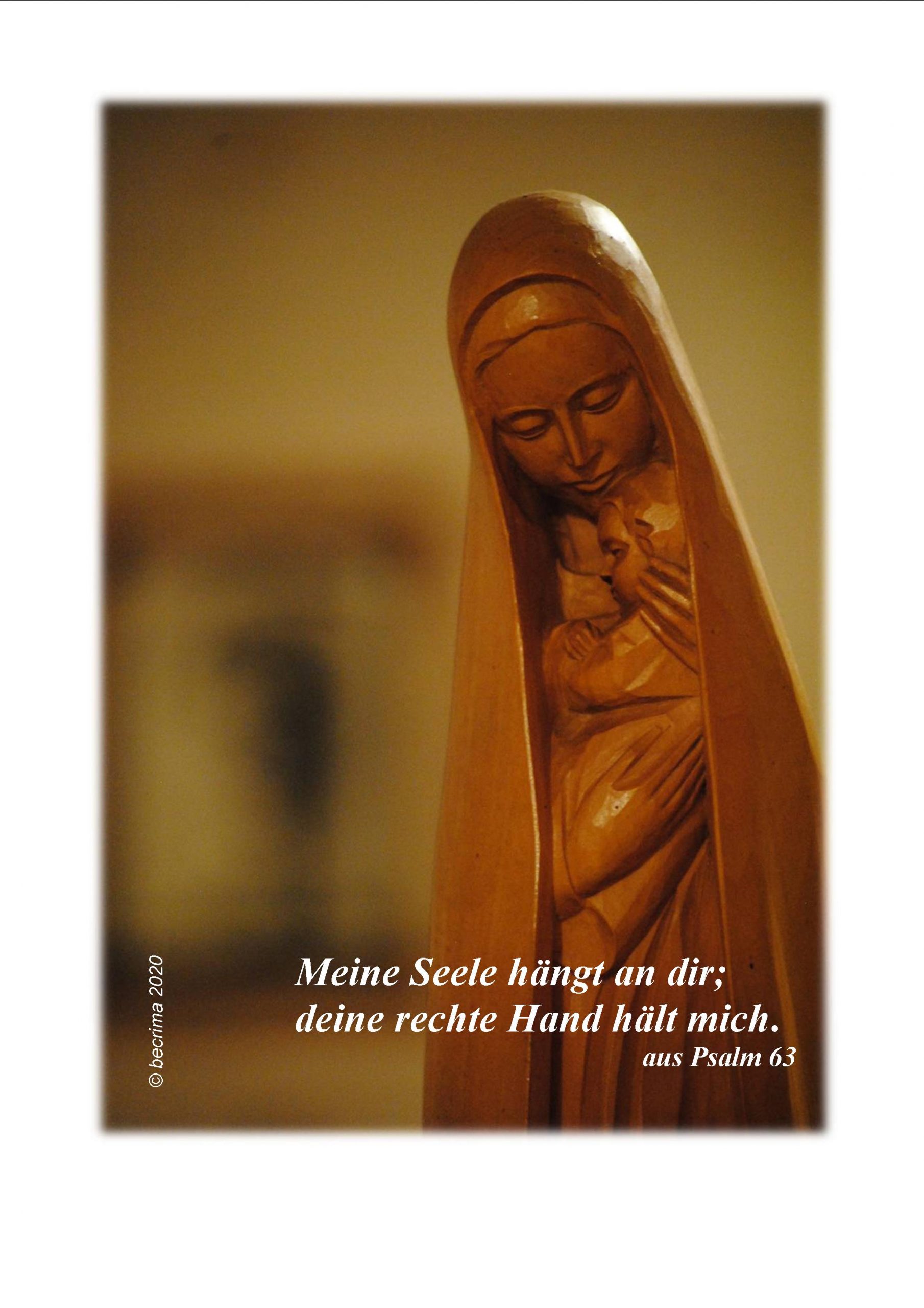 Meine Seele hängt an Dir Psalm63 becrima